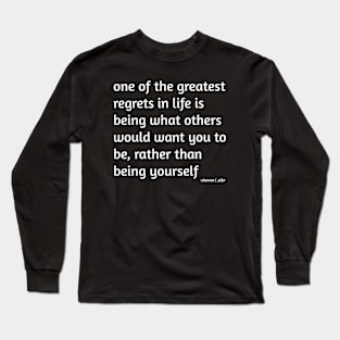 Be Yourself by Shannon L. Alder Long Sleeve T-Shirt